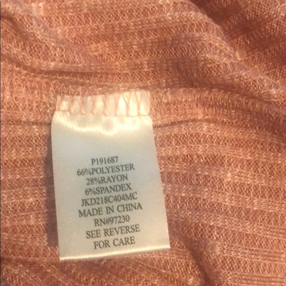 Almost Famous Cozy Rib-Knit Top - Picture 6 of 6